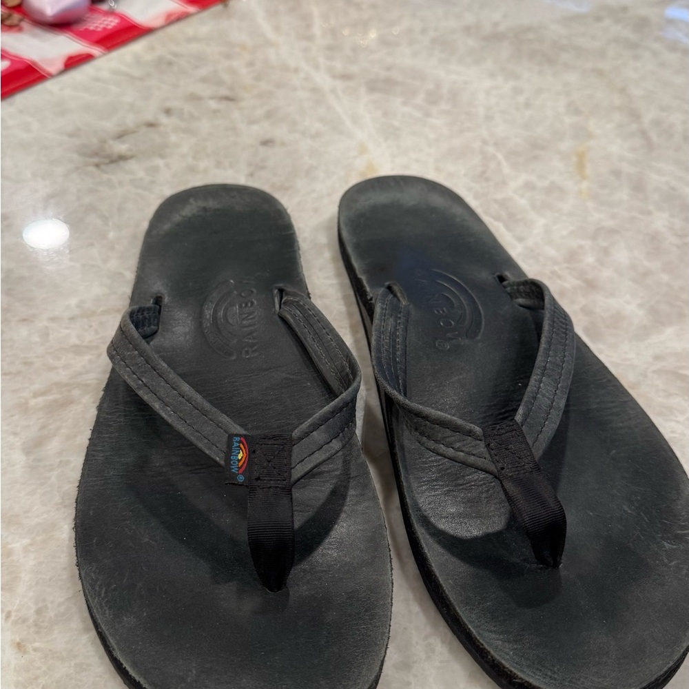 Rainbow Charcoal Sandals